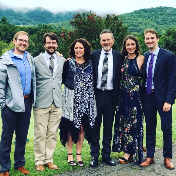 Boutique // Open Back Floral Slit Maxi // Small - Picture 8 of 8